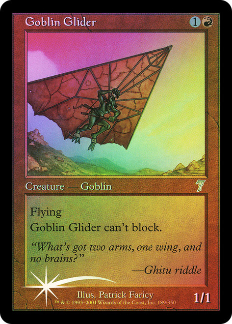 Goblin Glider\n7th Edition\nSingle\nMagic The Gathering