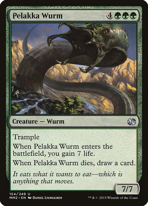 Pelakka Wurm\nModern Masters: 2015 Edition\nSingle\nMagic The Gathering