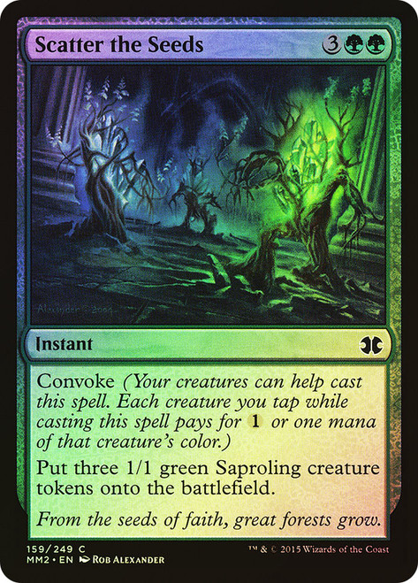 Scatter the Seeds\nModern Masters: 2015 Edition\nSingle\nMagic The Gathering