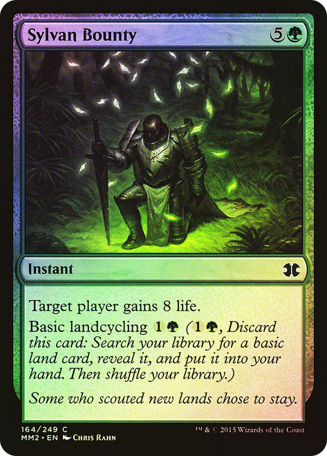 Sylvan Bounty\nModern Masters: 2015 Edition\nSingle\nMagic The Gathering