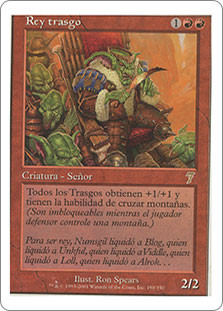 Goblin King
7th Edition - Spanish
Single
Magic The Gathering