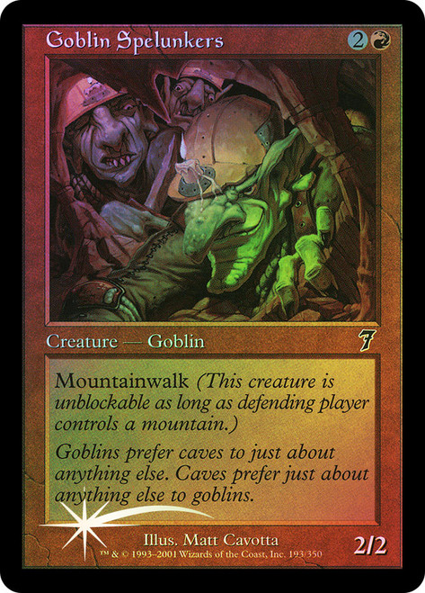 Goblin Spelunkers\n7th Edition\nSingle\nMagic The Gathering