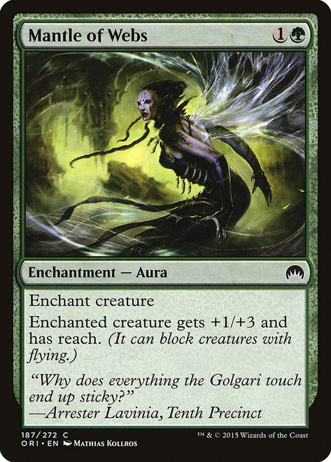 Mantle of Webs\nMagic Origins\nSingle\nMagic The Gathering