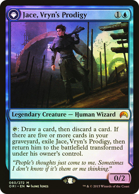 Jace, Vryn's Prodigy // Jace, Telepath Unbound\nMagic Origins\nSingle\nMagic The Gathering