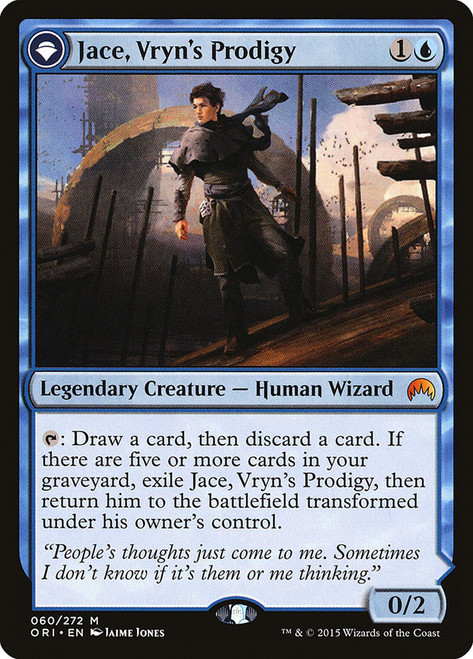 Jace, Vryn's Prodigy // Jace, Telepath Unbound\nMagic Origins\nSingle\nMagic The Gathering
