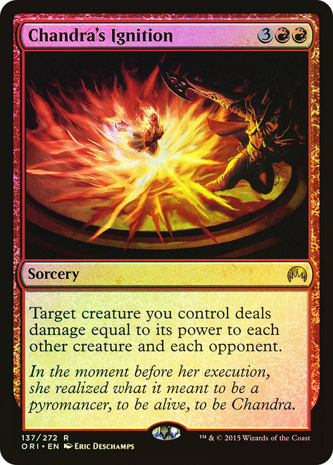 Chandra's Ignition\nMagic Origins\nSingle\nMagic The Gathering