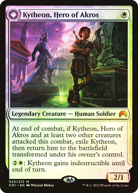 Kytheon, Hero of Akros // Gideon, Battle-Forged\nMagic Origins\nSingle\nMagic The Gathering