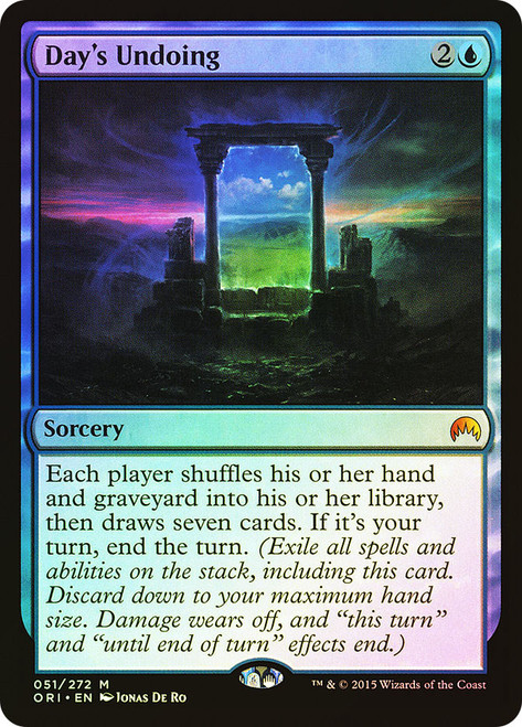 Day's Undoing\nMagic Origins\nSingle\nMagic The Gathering
