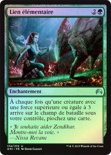 Elemental Bond
Magic Origins (Foil) - French
Single
Magic The Gathering