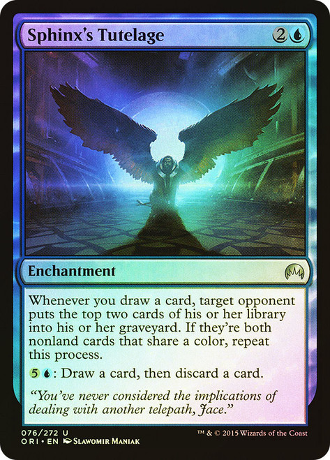 Sphinx's Tutelage\nMagic Origins\nSingle\nMagic The Gathering
