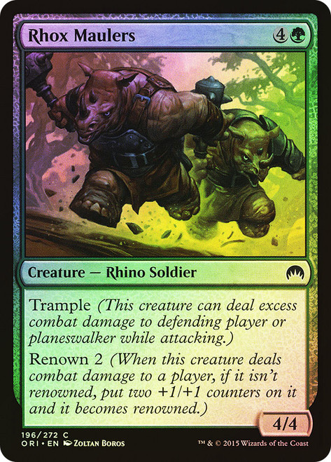 Rhox Maulers\nMagic Origins\nSingle\nMagic The Gathering