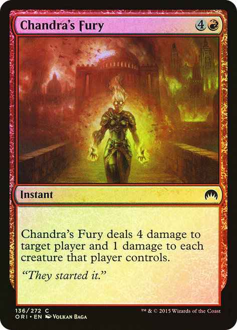 Chandra's Fury\nMagic Origins\nSingle\nMagic The Gathering