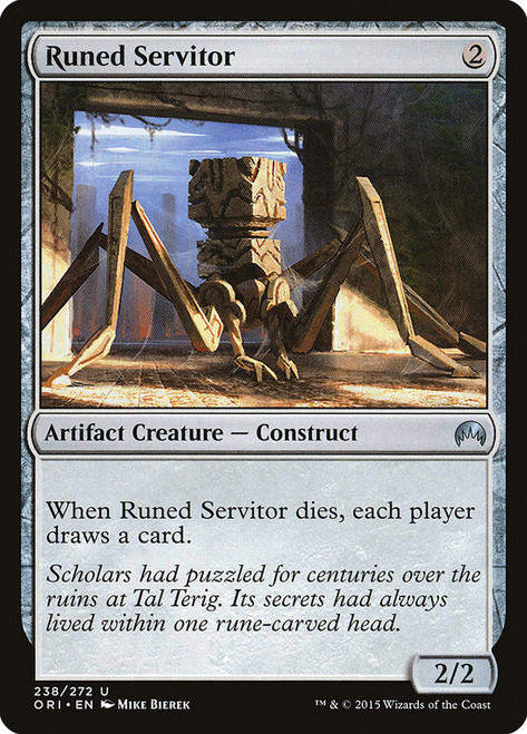 Runed Servitor\nMagic Origins\nSingle\nMagic The Gathering