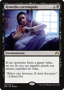 Tainted Remedy
Magic Origins - Spanish
Single
Magic The Gathering