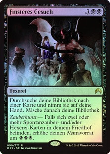Dark Petition
Magic Origins (Foil) - German
Single
Magic The Gathering