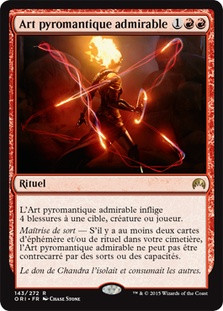 Exquisite Firecraft
Magic Origins - French
Single
Magic The Gathering
