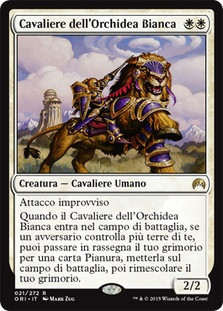 Knight of the White Orchid
Magic Origins - Italian
Single
Magic The Gathering