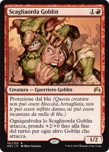 Goblin Piledriver
Magic Origins - Italian
Single
Magic The Gathering