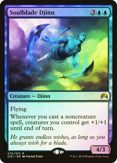 Soulblade Djinn\nMagic Origins\nSingle\nMagic The Gathering
