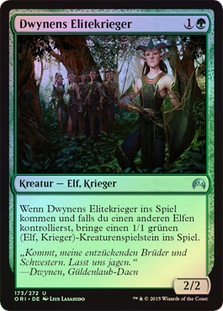 Dwynen's Elite
Magic Origins (Foil) - German
Single
Magic The Gathering