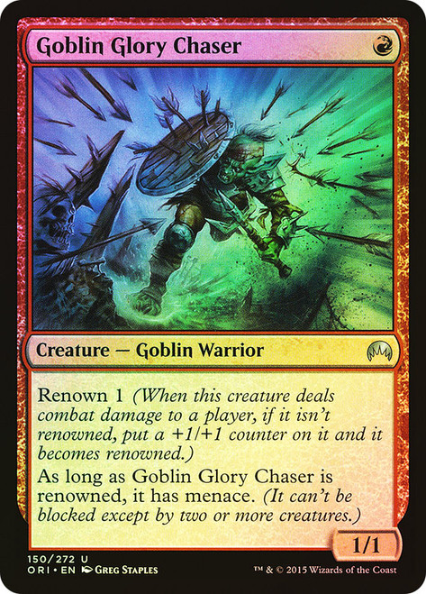 Goblin Glory Chaser\nMagic Origins\nSingle\nMagic The Gathering