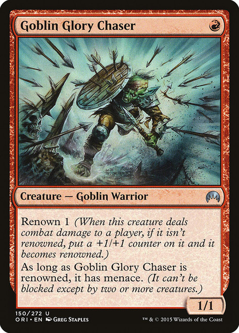 Goblin Glory Chaser\nMagic Origins\nSingle\nMagic The Gathering