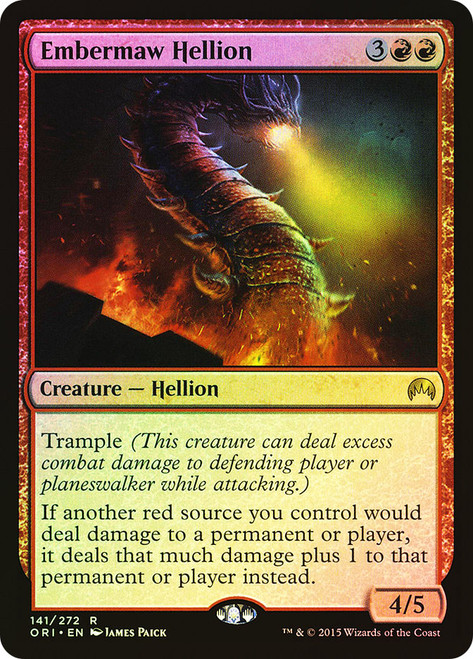 Embermaw Hellion\nMagic Origins\nSingle\nMagic The Gathering