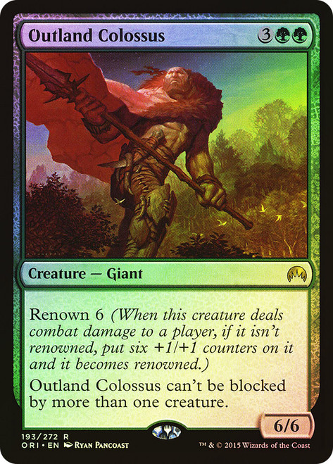 Outland Colossus\nMagic Origins\nSingle\nMagic The Gathering