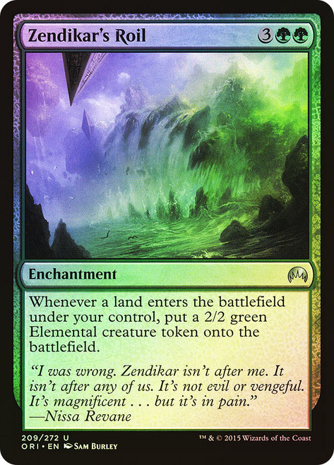Zendikar's Roil\nMagic Origins\nSingle\nMagic The Gathering