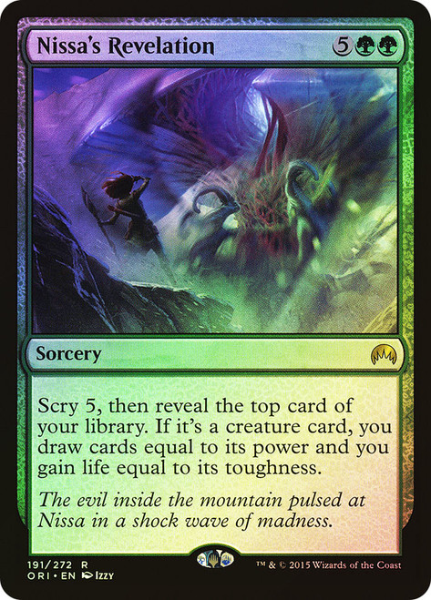 Nissa's Revelation\nMagic Origins\nSingle\nMagic The Gathering
