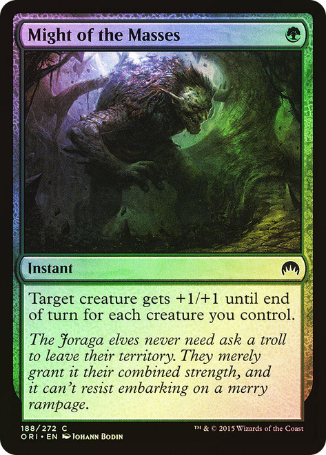 Might of the Masses\nMagic Origins\nSingle\nMagic The Gathering
