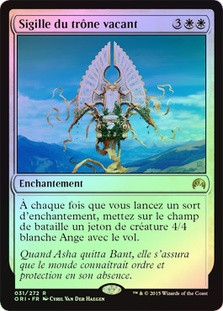 Sigil of the Empty Throne
Magic Origins (Foil) - French
Single
Magic The Gathering