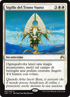 Sigil of the Empty Throne
Magic Origins (Foil) - Italian
Single
Magic The Gathering