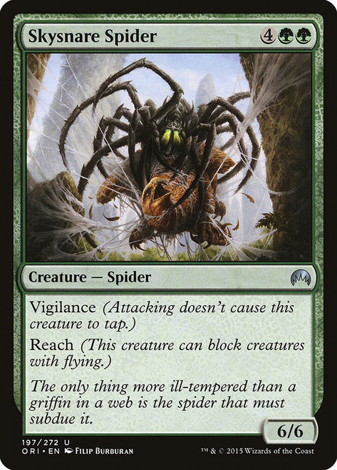 Skysnare Spider\nMagic Origins\nSingle\nMagic The Gathering