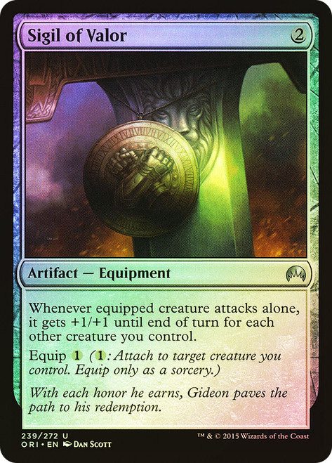 Sigil of Valor\nMagic Origins\nSingle\nMagic The Gathering