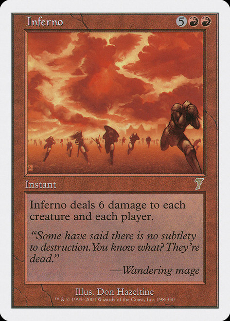 Inferno\n7th Edition\nSingle\nMagic The Gathering