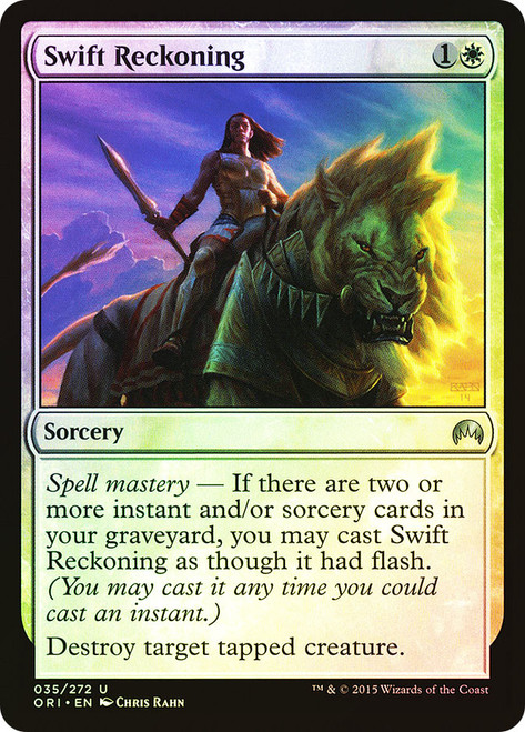 Swift Reckoning\nMagic Origins\nSingle\nMagic The Gathering