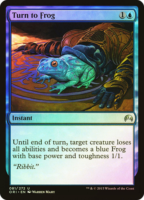 Turn to Frog\nMagic Origins\nSingle\nMagic The Gathering