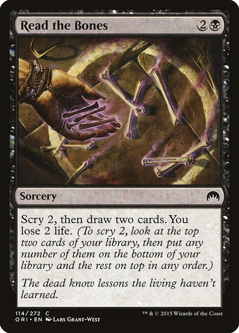 Read the Bones\nMagic Origins\nSingle\nMagic The Gathering