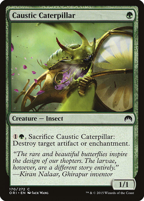 Caustic Caterpillar\nMagic Origins\nSingle\nMagic The Gathering