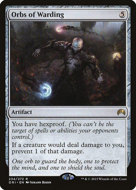 Orbs of Warding\nMagic Origins\nSingle\nMagic The Gathering