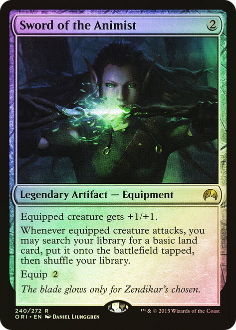 Sword of the Animist\nMagic Origins\nSingle\nMagic The Gathering