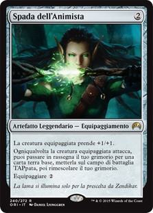 Sword of the Animist
Magic Origins - Italian
Single
Magic The Gathering