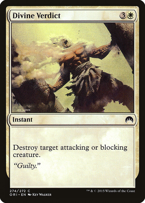 Divine Verdict\nMagic Origins\nSingle\nMagic The Gathering