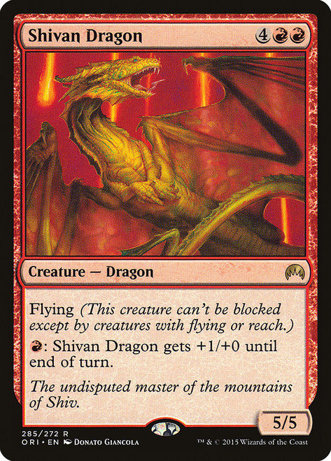 Shivan Dragon\nMagic Origins\nSingle\nMagic The Gathering