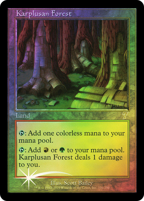 Karplusan Forest\n7th Edition\nSingle\nMagic The Gathering