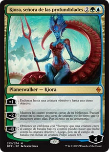Kiora, Master of the Depths
Battle for Zendikar - Spanish
Single
Magic The Gathering