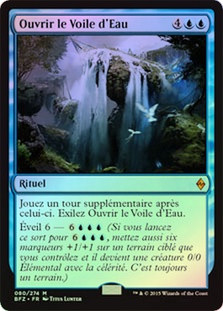 Part the Waterveil
Battle for Zendikar (Foil) - French
Single
Magic The Gathering