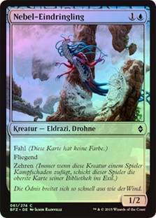 Mist Intruder
Battle for Zendikar (Foil) - German
Single
Magic The Gathering