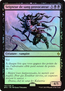 Defiant Bloodlord
Battle for Zendikar (Foil) - French
Single
Magic The Gathering